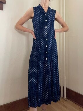 Vintage Christopher & Banks Polka Dot dress